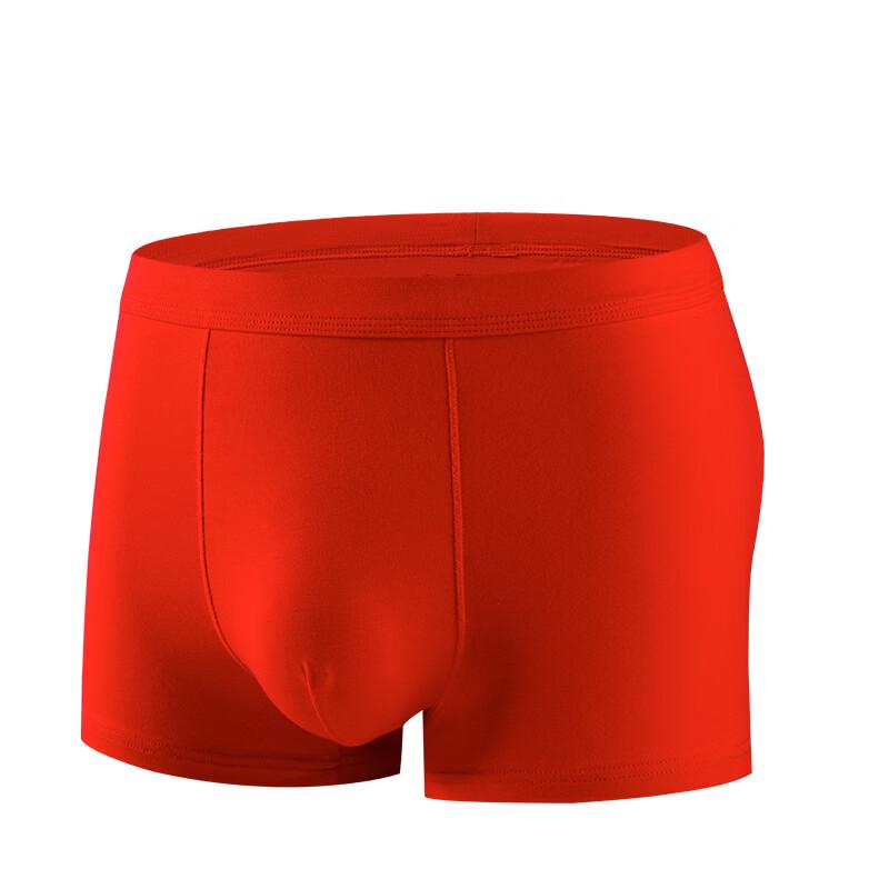 Cai Zhi Yan Men's Stretch Cotton Boxer Briefs