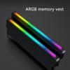 ARGB Memory Heatsink Cooler ARGB RAM Heatsink Heat Spreader for Enhanced Performances and Aesthetic Computer Upgrades