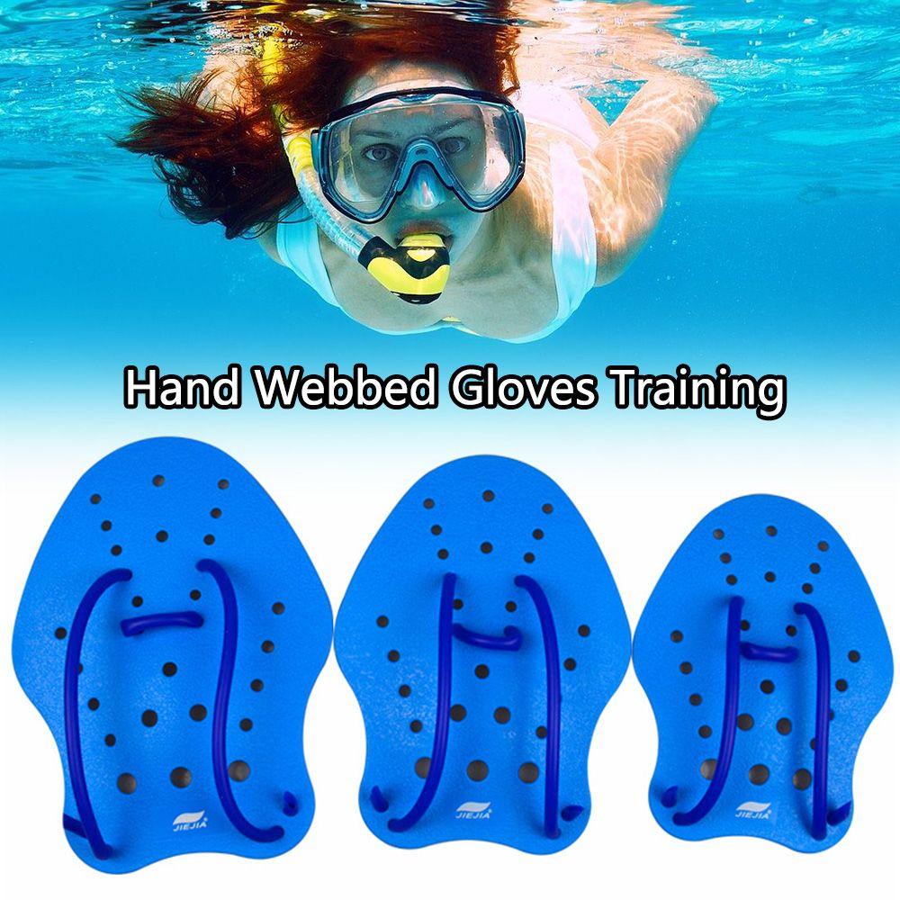 Fin Flipper Swimming Paddles Hand Webbed Gloves Training Swimming Hand Paddles Diving Gloves