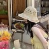 Цветная соломенная шляпа в виде сахарной фасоли для женщин 2025 года, летний стиль, защита от солнца, рыболовная шляпа для отдыха на море