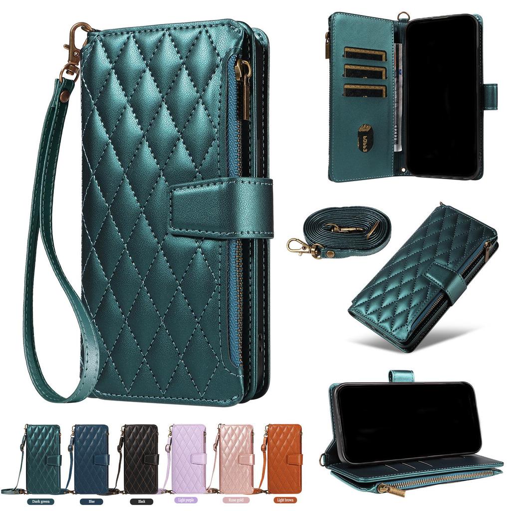 Защитный кожаный чехол-книжка с застежкой-молнией для Sony ACE III и Xperia 10 VI/1 IV