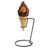 1pc Ice Cream Cone Holder Display Stand Birthday Wedding with Base Popcorn Reusable Ice Cream Cone Holder for Picnic Summer Camp