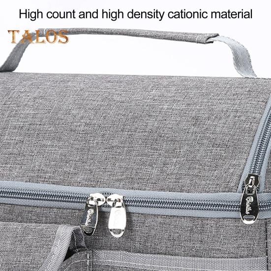 Lunch Tote Bag Double Layer Fresh-keeping Washable Convenient Hand-carried Thermal Insulation Lunch Tote Bag Household Supplies