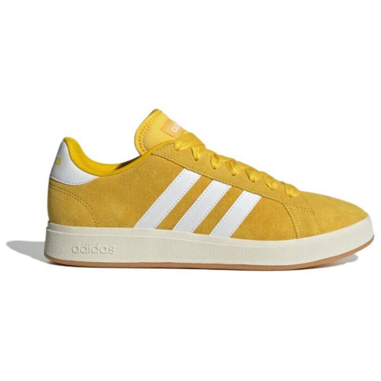 adidas Grand Court Base 00-х Низкие Скейтбордические Кроссовки Унисекс Желтый Белый IH6188