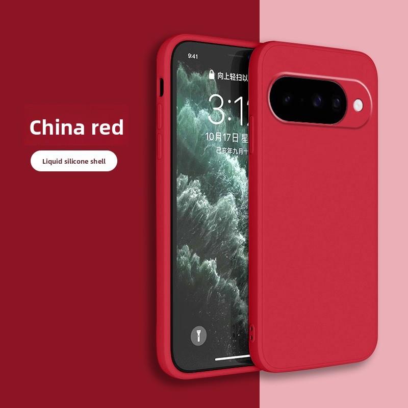 Матовый чехол-накладка однотонный для Google Pixel - Защита от падений и отпечатков пальцев, ощущение кожи, чехол для моделей 10 6 7 8 9 pro X