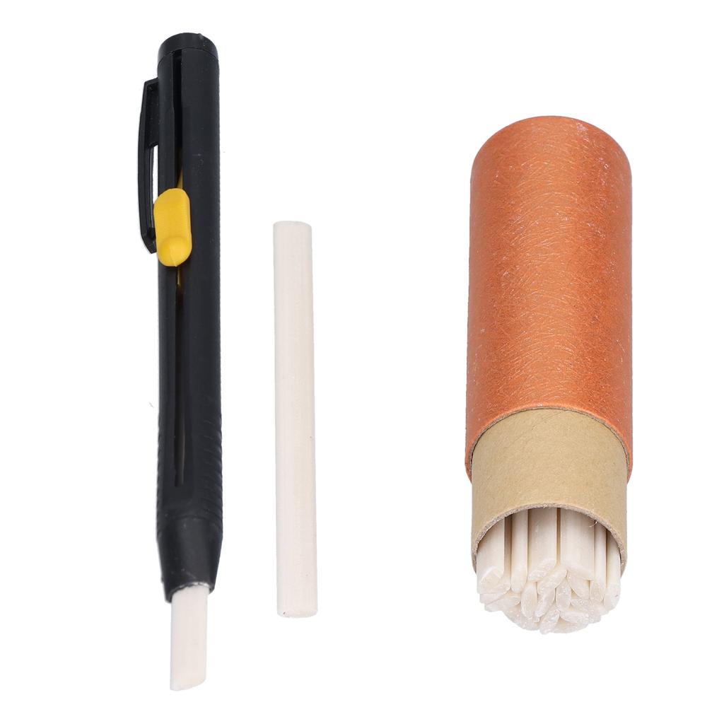 2pcs Sewing Chalk Pencils Sharpening Free Plastic Tailor"s Chalk Pencils with Refills for DIY Craft