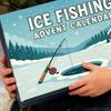 Ice Fishing Advent Calendar 2025 24 Days Ice Fishing Lures Christmas Countdown Calendar Set for Ice Fisher Adult Men Father