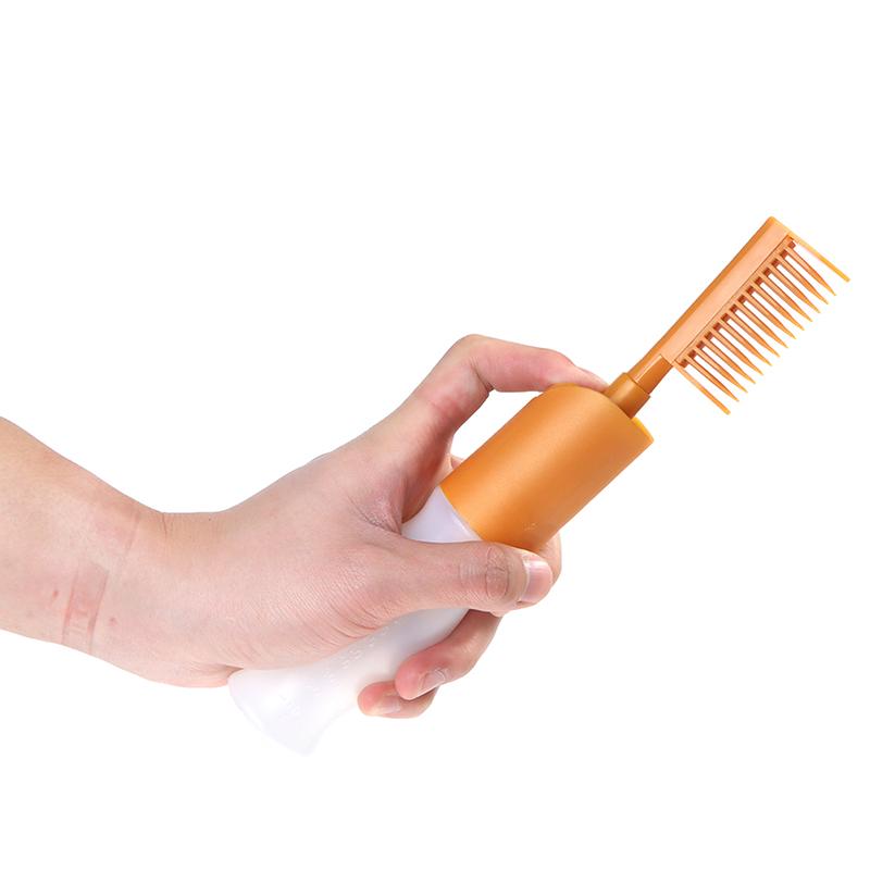 110 мл Многоразовая бутылка-аппликатор с расческой для окрашивания волос Салонный инструмент для укладки