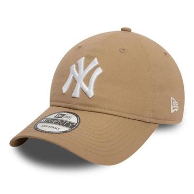Кепка - New Era - New York Yankees Ess 9TWENTY - Бежевая - Повседневный стиль - Регулируемая