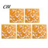 Living Room Decor Panel 5Pcs Hanging Divider Panel, Hollow Flower Butterfly Bird Wall Screen, Hummingbird Square Decorative Partition for Home Office