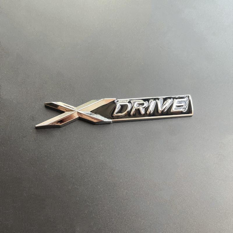 3D Metal X Drive Logo Xdrive Emblem Nameplate Car Trunk Badge For BMW 328i 525 535d 530d G20 F10 Xdrive Sticker Accessories