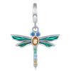 Стерлингового серебра 925 пробы, милые подвески в виде стрекозы, подходят для европейского браслета, ожерелья, ювелирные изделия, подарки для женщин и девочек, день рождения, летний день