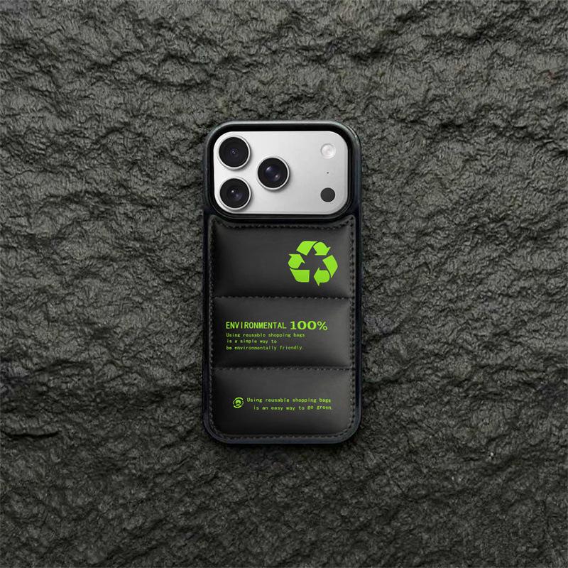 Экологичный чехол-накладка из переработанных материалов для iPhone 14/13, 12/11 и Apple Promax 17/16/15.