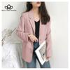 New Spring Autumn Solid Color Simple Blazer Coat Female Korean Style Casual Loose Spring Autumn Blazer
