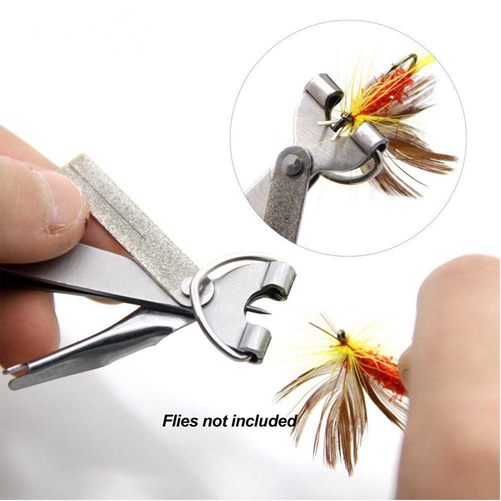 Fishing Quick Knot Tool Fast Tie Nail Knotter Line Cutter Clipper Nipper Hook Sharpener Fly Tying Tool Fishing Tackle Gear