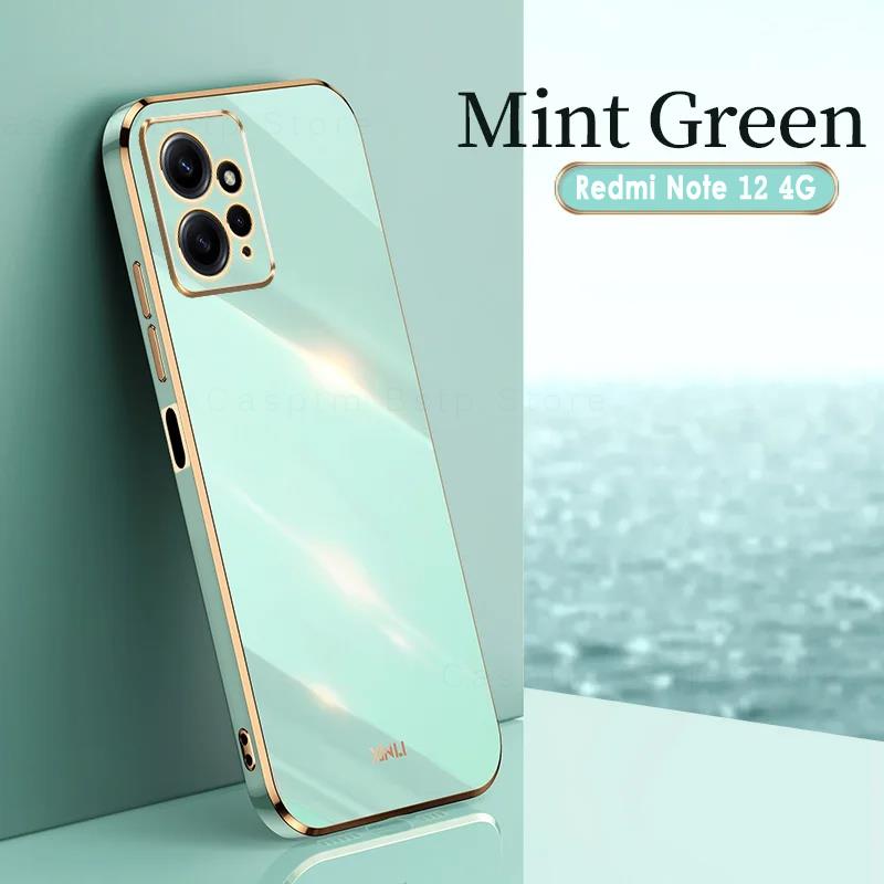 Роскошный чехол с покрытием для Xiaomi Redmi Note 12 Pro Plus 5G Силиконовый чехол для Xiaomi Redmi Note 12 Pro 4G 5G Чехол для Redmi Note 12 4G