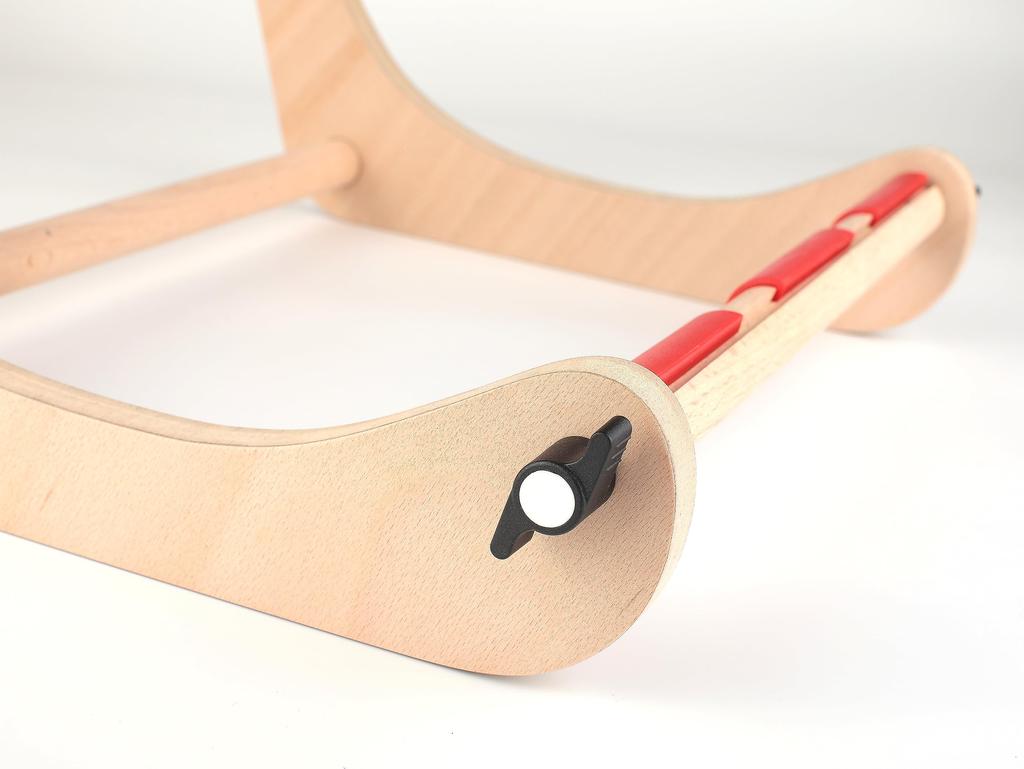 Nurge Adjustable Embroidery Table Cross Stitch Hoop Stand for Wrap or Table Embroidery Hoop Holder Hand Polished Natural Wood Stand, Top, 190-3(30cm)