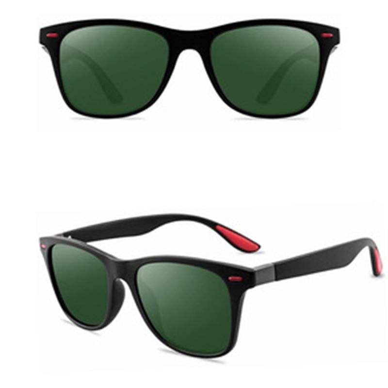 Оправа очков Мужские солнцезащитные очки Мода Поляризованные Тонированные Вождение Квадратные Классические UV400 Высокое Качество Уникальные