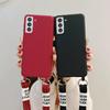 Чехол-ремешок для Samsung Galaxy S23 Ultra S21 S20 FE A54 A34 A14 S24 S22 Plus Наплечный Crossbody Шнурок-ремешок на шею Силиконовый чехол