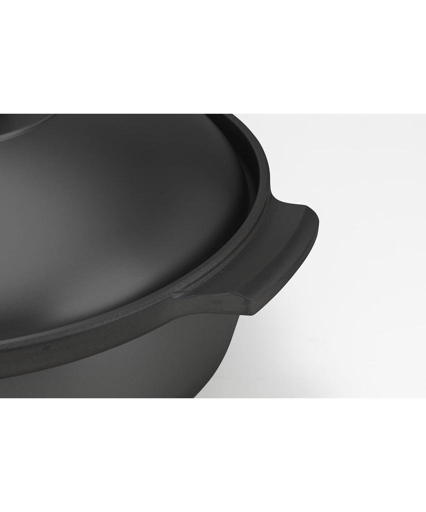 Snow Peak Котелок для пикника 30 см Черный котелок для ночевок CS-250-BK - Кемпинг, Отдых на природе, Барбекю,