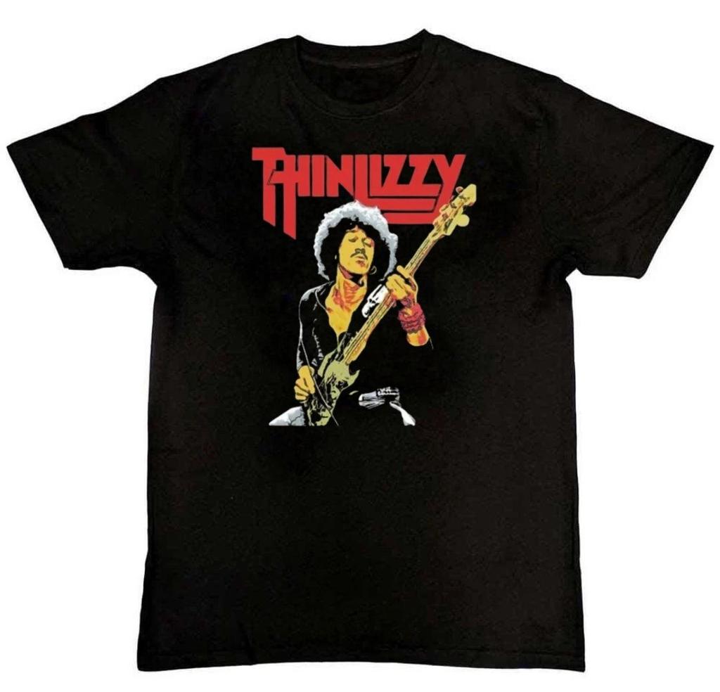 Thin Lizzy PHIL LYNOTT Graphic Print Mens T-Shirt S-4XL