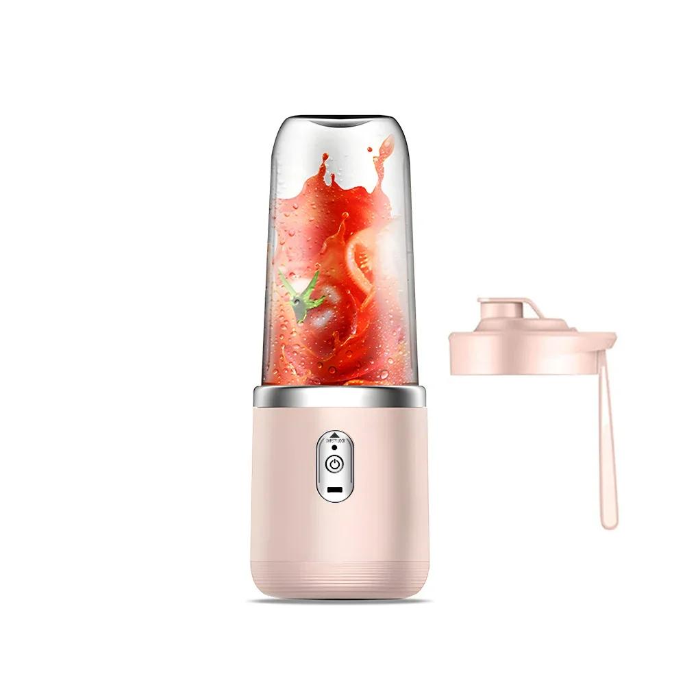Electric Mini Juicer Rechargeable Multifunctional Portable Juice Extractors Cup Six Blades Delicate Household Outdoor Juicers