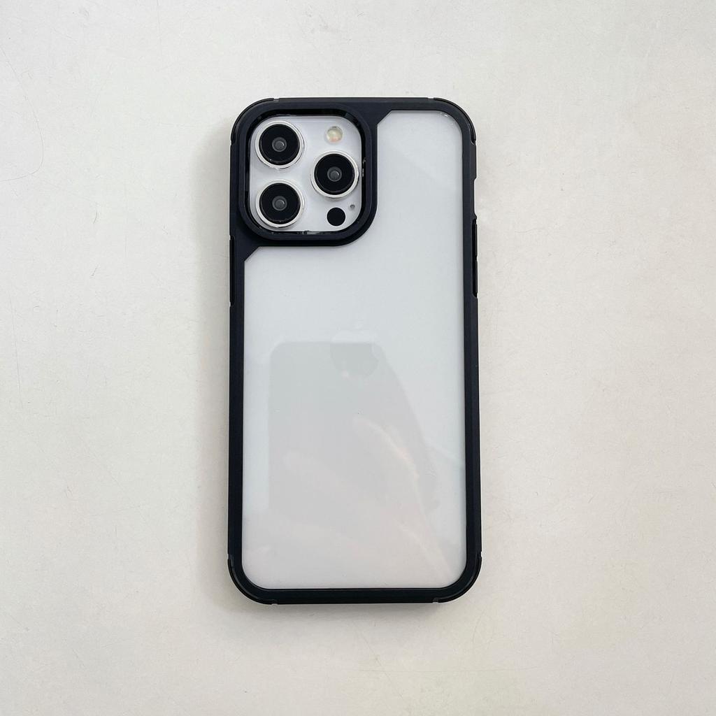Applicable to Apple 11promax mobile phone case anti-drop acrylic transparent protective case iphone11 XR 11 11