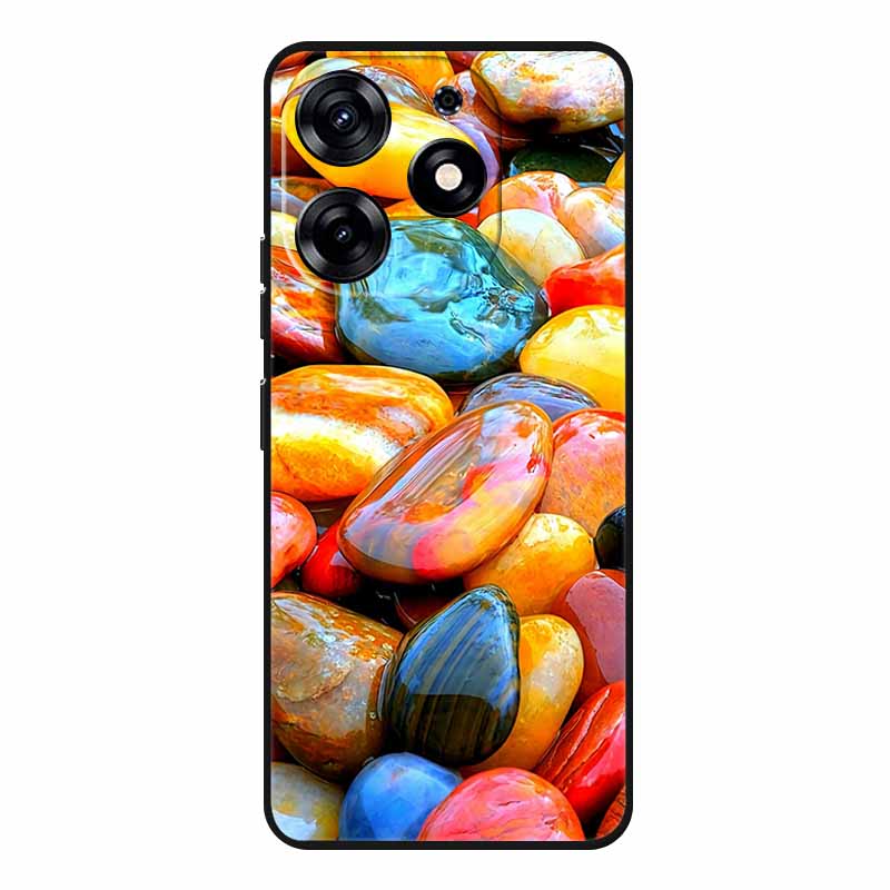 Милые Животные Мягкий Силиконовый TPU Чехол для Телефона Tecno Spark 20 Pro - Легкий и Ударопоглощающий Защитный Задний Чехол