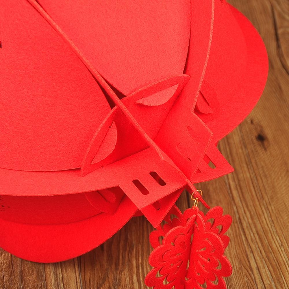 Праздничный домашний декор Китайский Новый год Подвесные украшения Праздничные принадлежности Красные бумажные фонарики