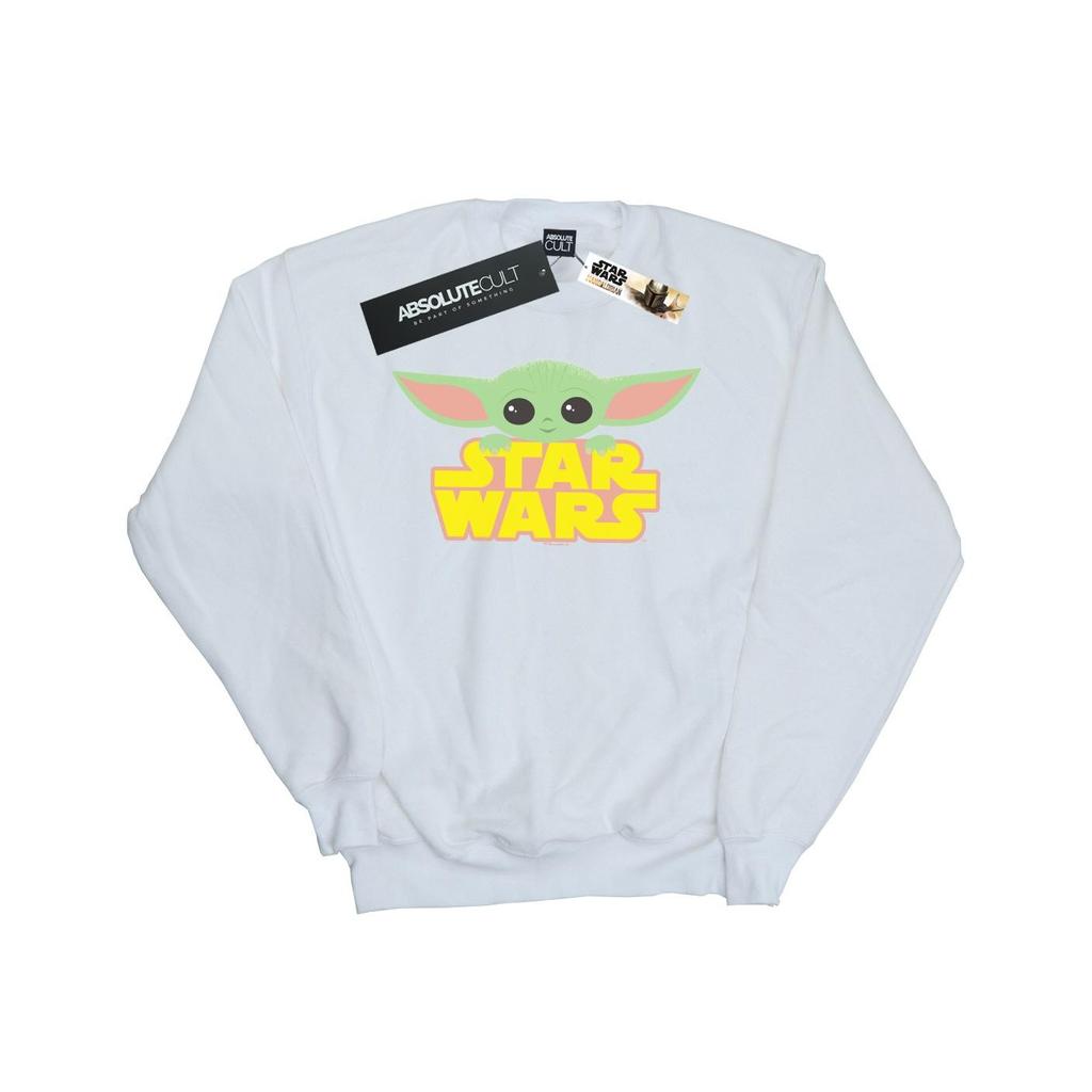 Star Wars Mens The Mandalorian The Child And Logo Sweatshirt