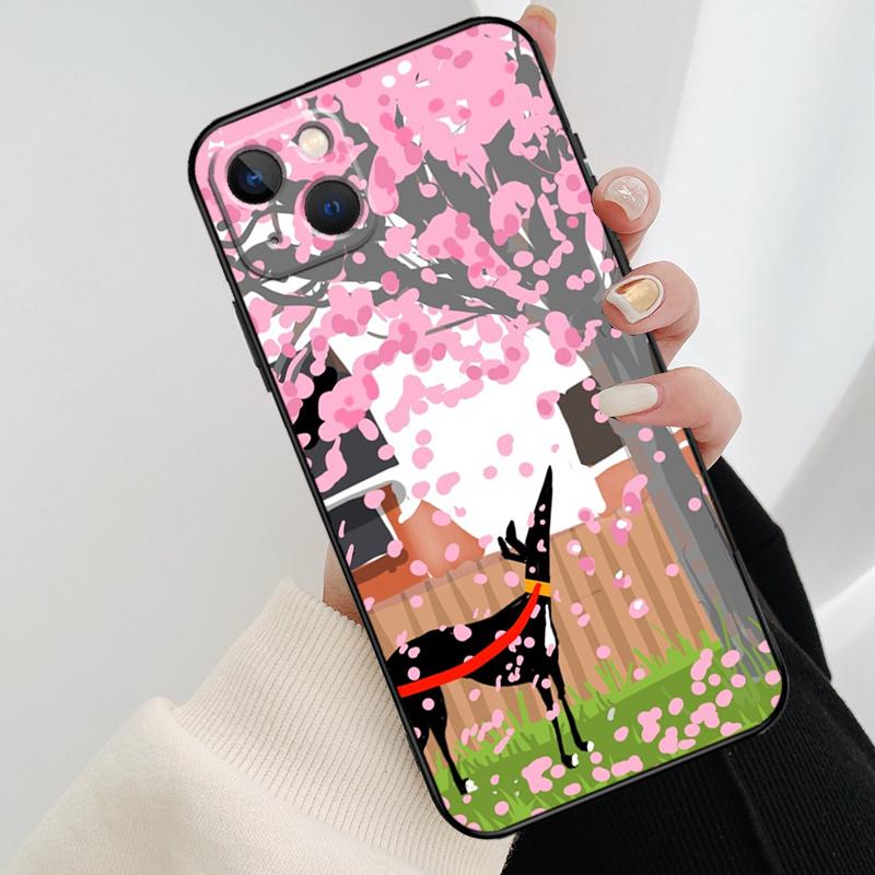 Чехол для телефона с борзой для iPhone 17 Pro Max 15 14 13 11 12 16 Pro Max mini 15 16 Plus 16e 17 Air Cover