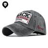 New Large Letter Three-dimensional Embroidered Baseball Cap, High-end Pure Cotton Cap, Washed and Old Coated Baseball Cap