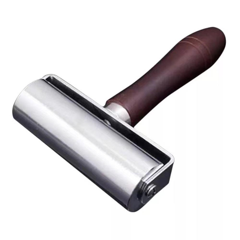Size L 100mm Leather Roller Tool DIY Leathercraft Burnishing Wheel Leather Edge Pressing Tool