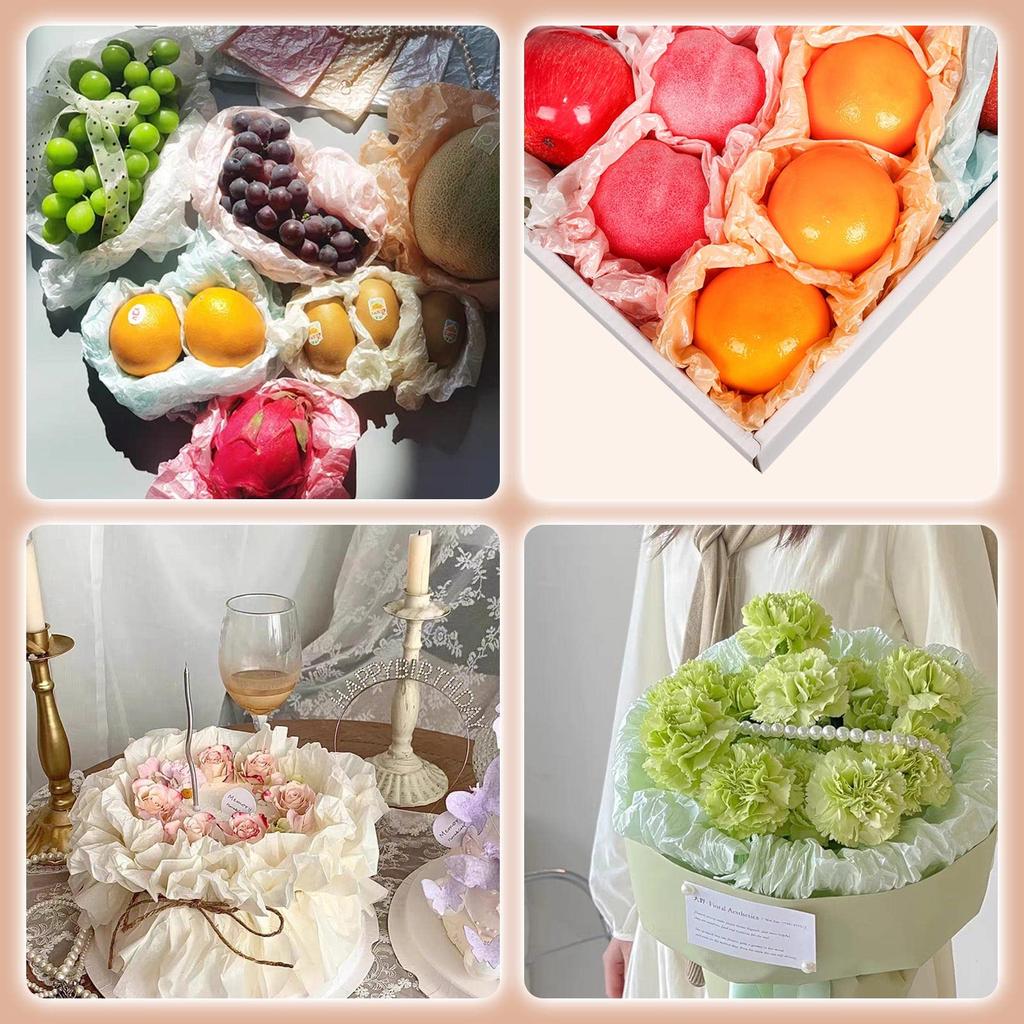 5 шт./лот, оберточная бумага для букета, День святого Валентина, свадебная оберточная бумага с розами и цветами, ленты для упаковки цветов на день рождения