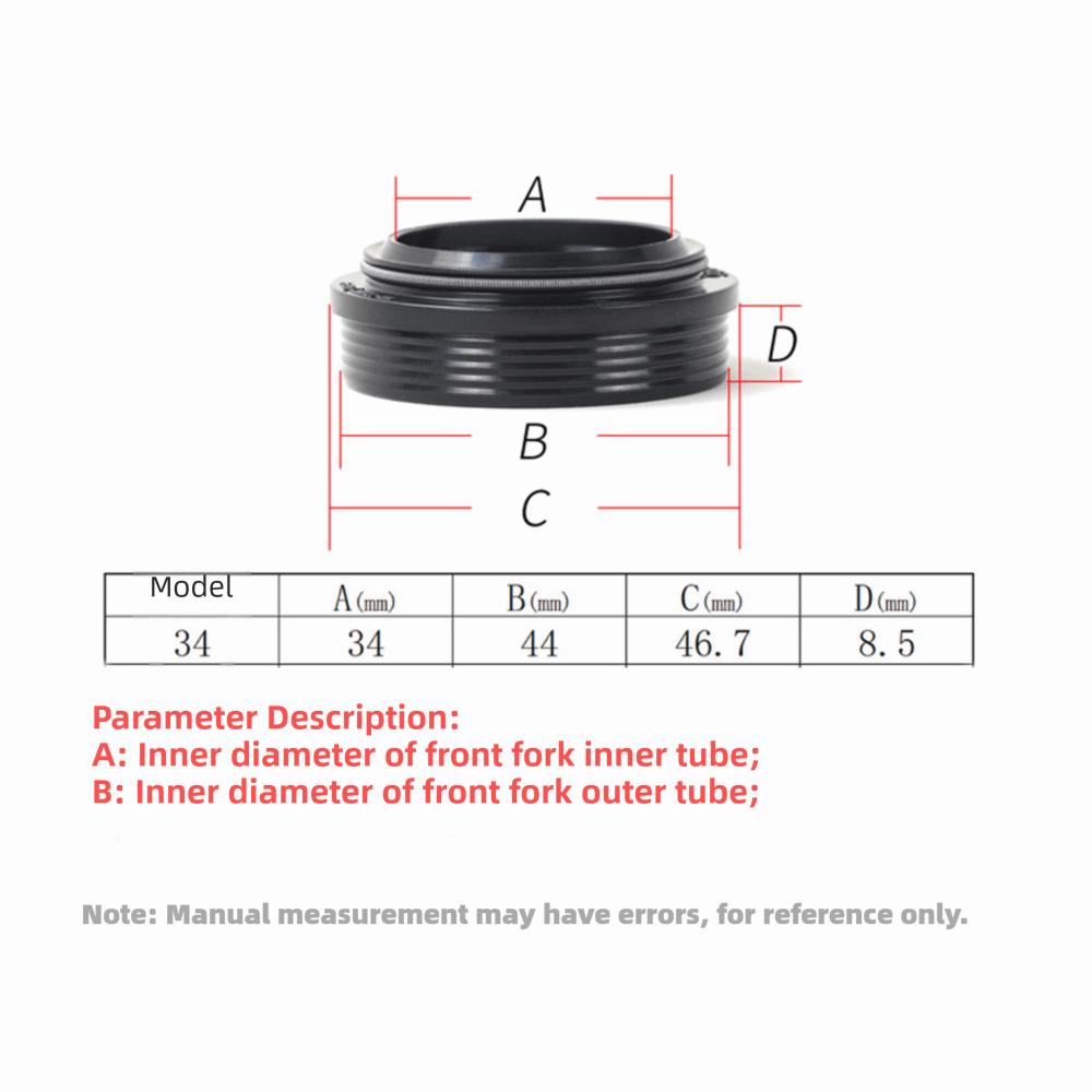 Easy Replacement Bike Front Fork Seal Ring Bicycle Front Fork Repair Kit Bicycle Fork Maintenance
