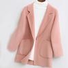 Women's Short New Loose Cocoon-shaped Woolen Jacket with Small Size, Large Size, Slim