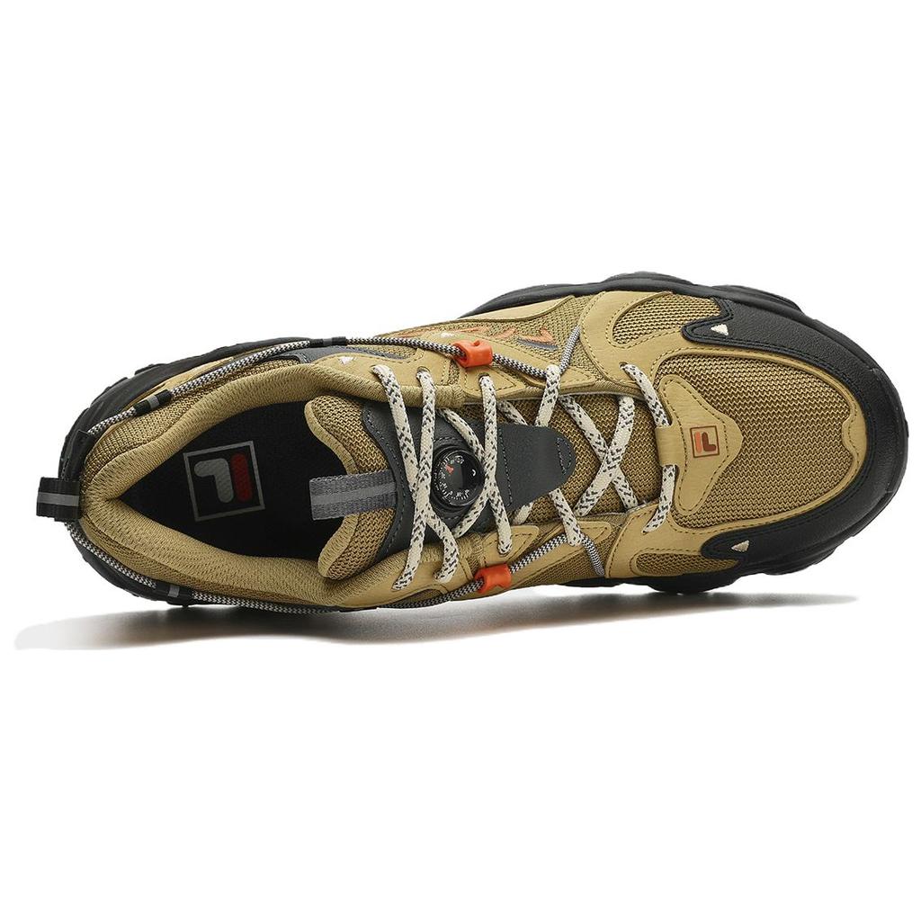 Fila Fluid 4 Cat Paw 4.0 Сетчатая кожа Универсальная Удобная Низкие Повседневные Кроссовки Мужские кроссовки Коричневый Черный F12M342107FFC