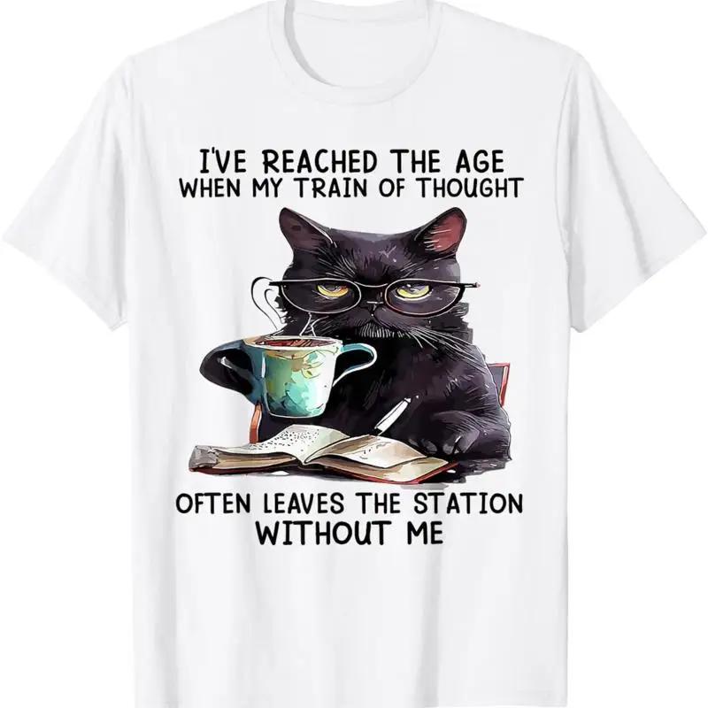 Cat Ive Reached The Age When My Train Of Thought TShirt