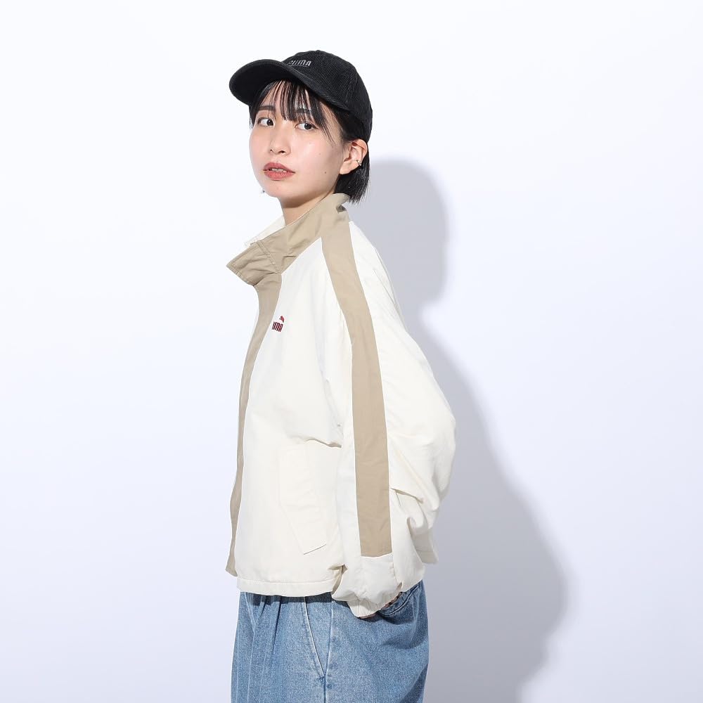 Puma Ветрозащитная тканая куртка CORE HERITAGE в цвете Alpine Snow 2024 Женская Однолинейная (683594) (87), Наступила зима