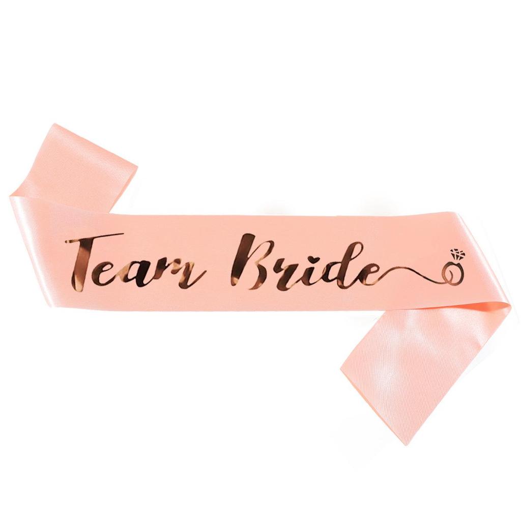 Трансграничный свадебный плечевой набор: Команда Невесты Девичник Ленты и Повязки