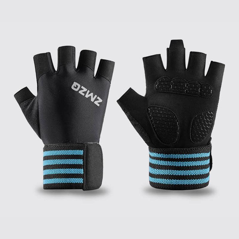 Мужские перчатки для фитнеса с полупальцами для велоспорта и бега на открытом воздухе, скалолазания, полуперчатки, перчатки для силовых тренировок для мужчин
