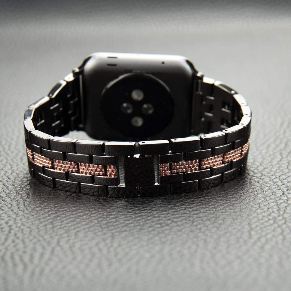 Ремешок для часов Correa металлический ремешок для Apple Watch Band 7 6 5 4 3 2 1 SE браслет Apple Watch ремешок 45 мм 41 мм 44 мм 40 мм 42 мм 38 мм для iWatch
