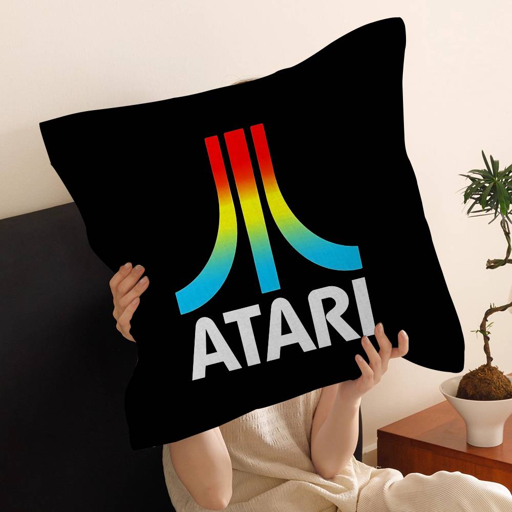 A-Atari Логотип Наволочка Чехол на Подушку Декор Наволочка Печатный Чехол на Подушку для Дивана