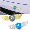 Citroen Car Front Trunk Wings Emblem Badge Sticker for C1 C5 DS3 DS4 DS5 Picasso Xsara Berlingo Jumpy C-C-ELYSEE Accessory Body