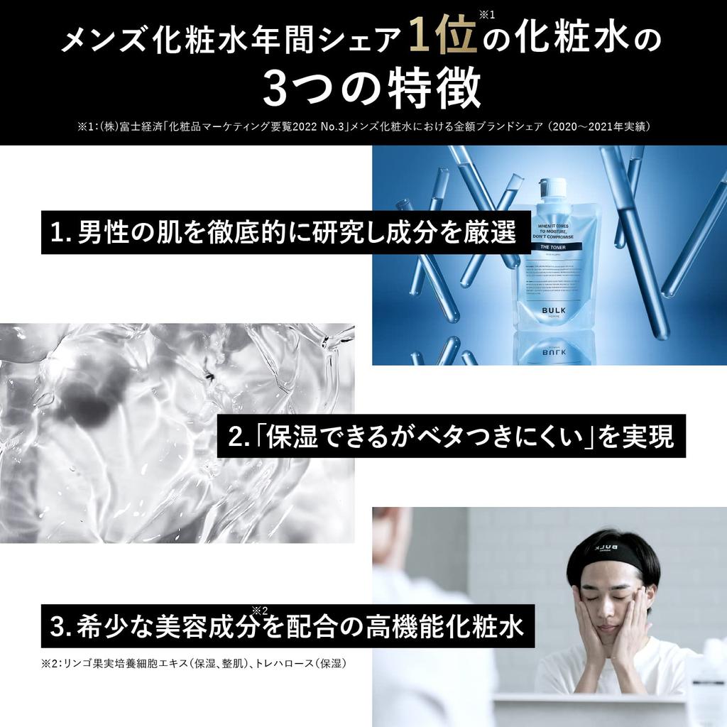 BULK HOMME Лосьон 200 мл 1 Образец эмульсии для мужчин +