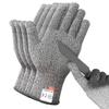 Grade 5 Cut Resistant Gloves HPPE Scratch Resistant Glass Cutting Safety Protection Gloves for Gardeners Kitchen Butcher Work