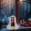 Cute Ghost Drink Holder Halloween Ghost Can Holder for Coke Soda Cans Desktop Resin Ornament for Indoor Home Decor