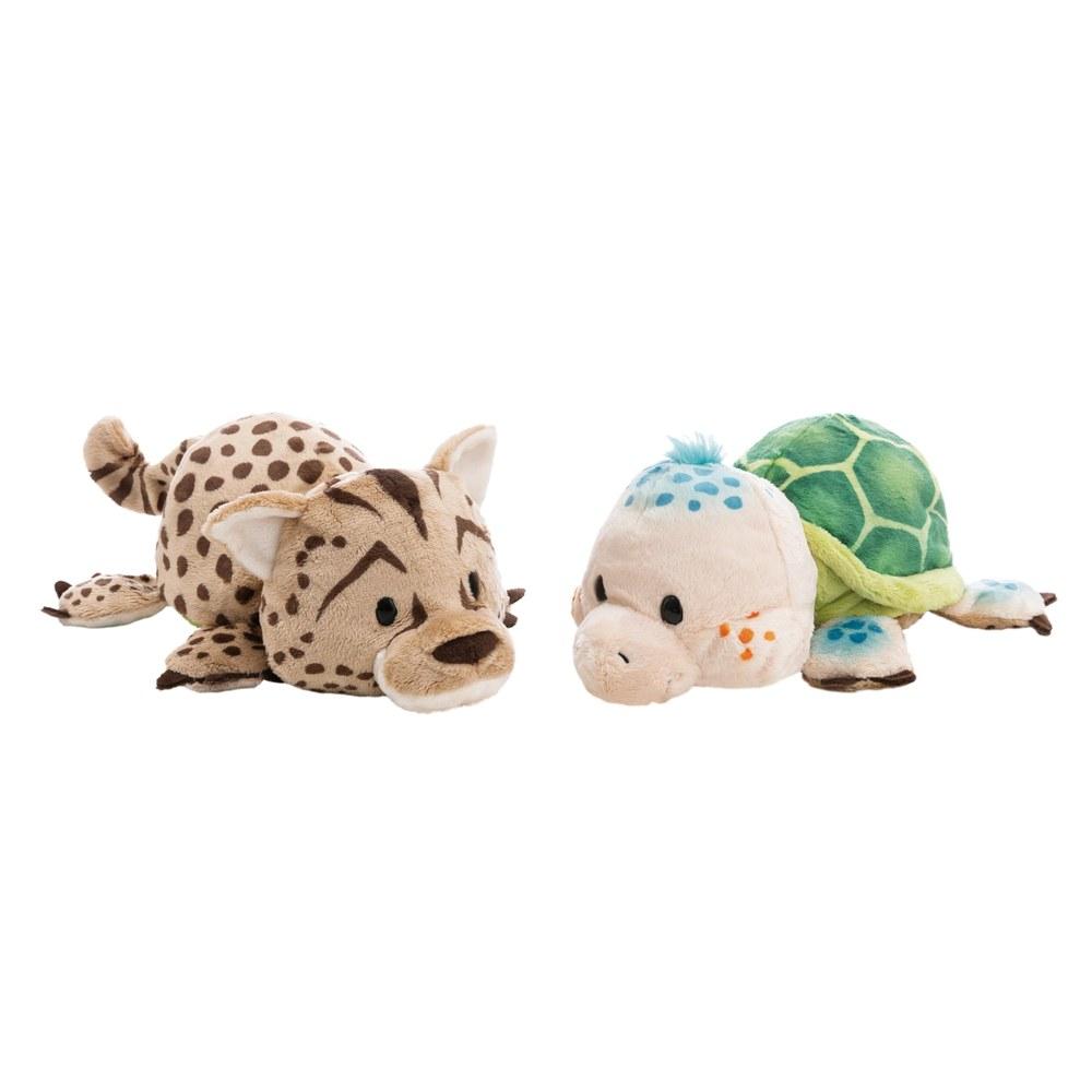 NICI Twistimals Двусторонняя мягкая игрушка 2-в-1 Черепаха и Гепард 25см
