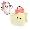 Plush Oyster Keychain Mini Stuffed Toy Short Plush With Pp Cotton Yellow**