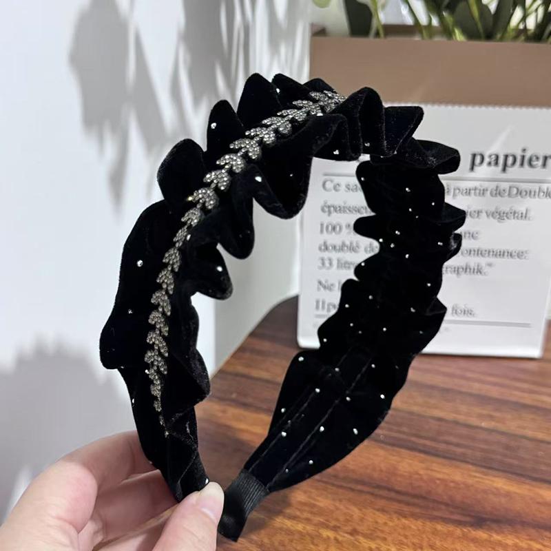 Плиссированные тканевые повязки для волос в виде бабочек для женщин, элегантные французские повязки для волос, аксессуары для волос